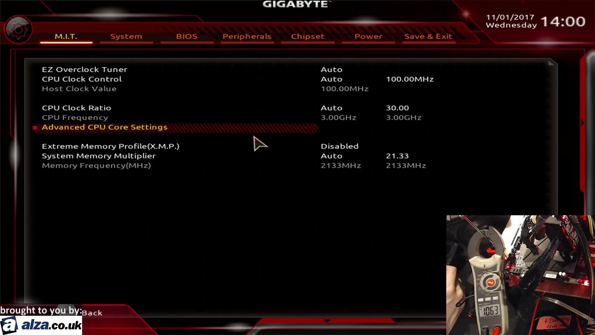 技嘉 Aorus AM4 CPU 超频教程 (译自AHOC)