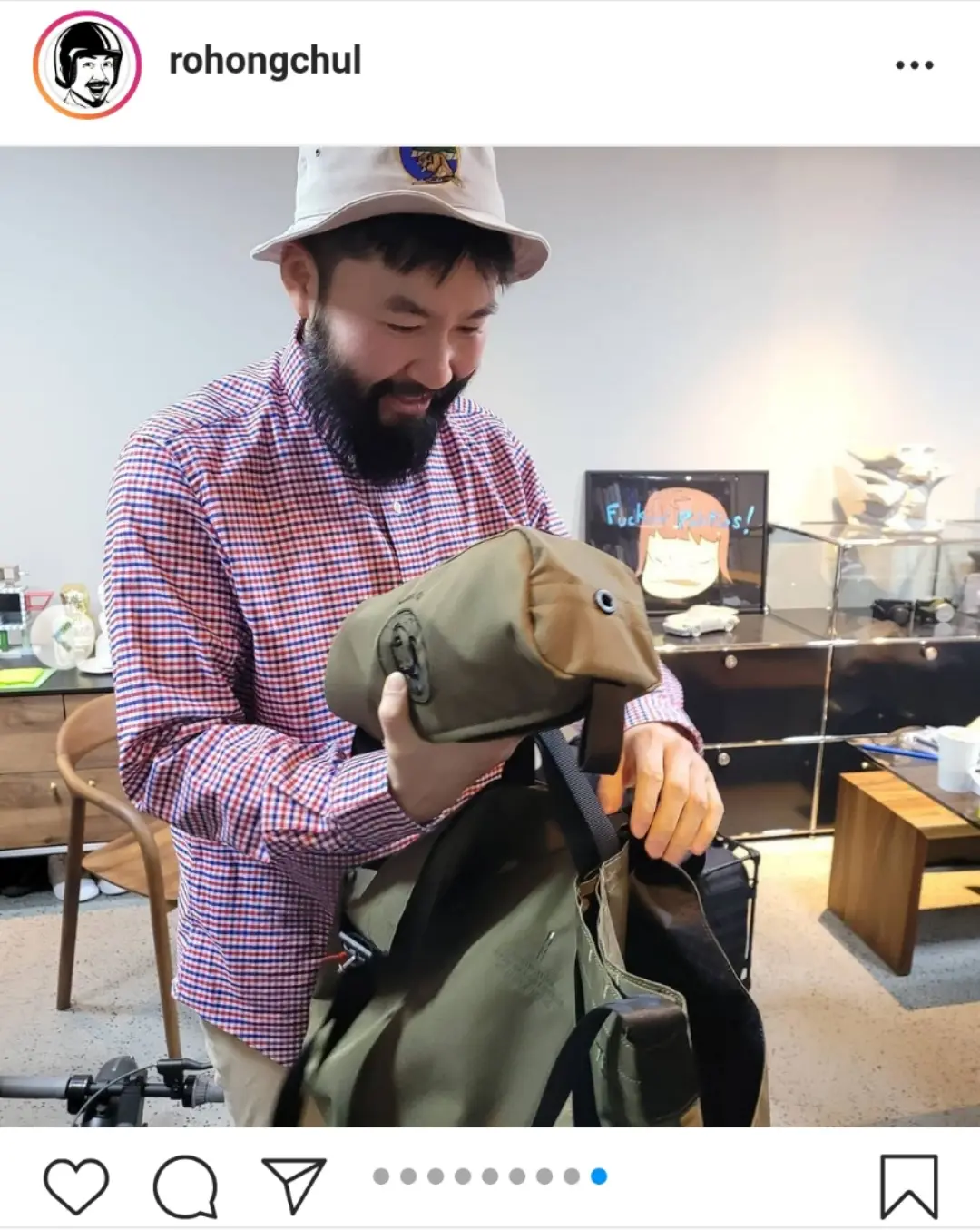 【ins】rohongchul(卢洪哲)2021.01.29 ins更新(附小好妈妈的ins更新)