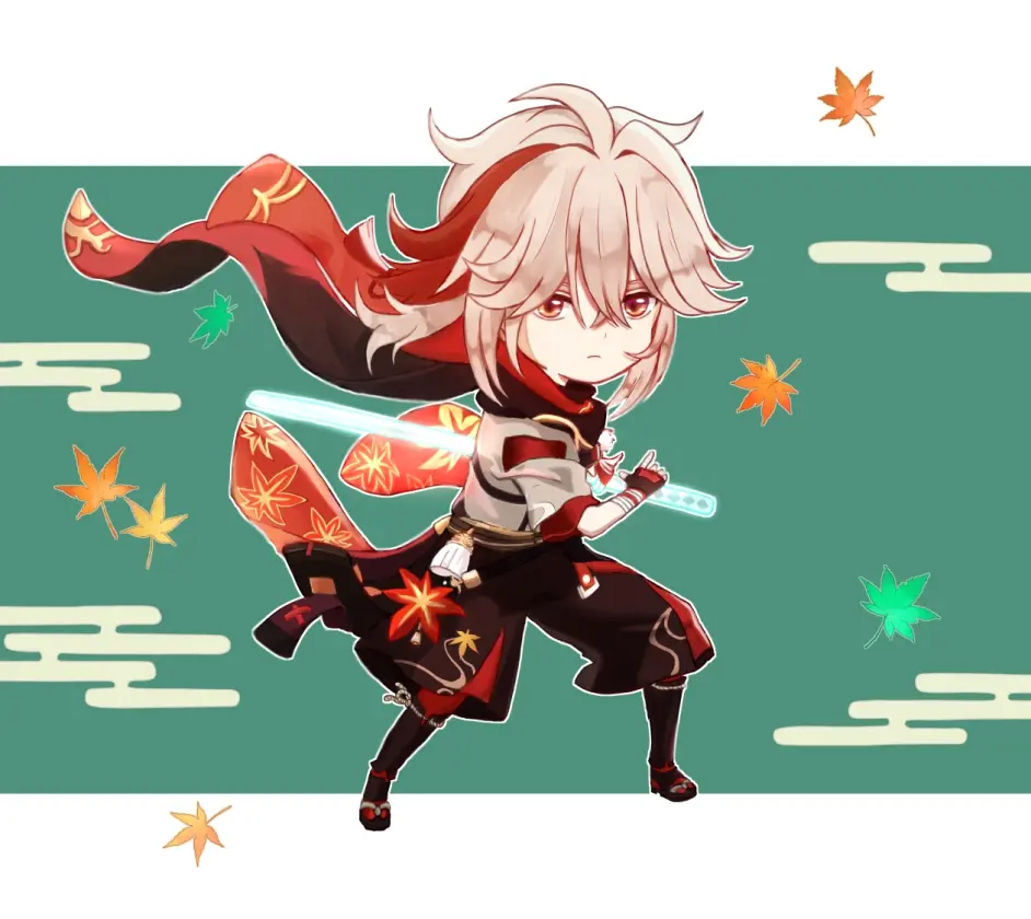 原神壁纸 Q版万叶 钟离性转萝莉 卢姥爷化身御姐 泳装刻晴 汉服胡桃 泳装可莉 哔哩哔哩