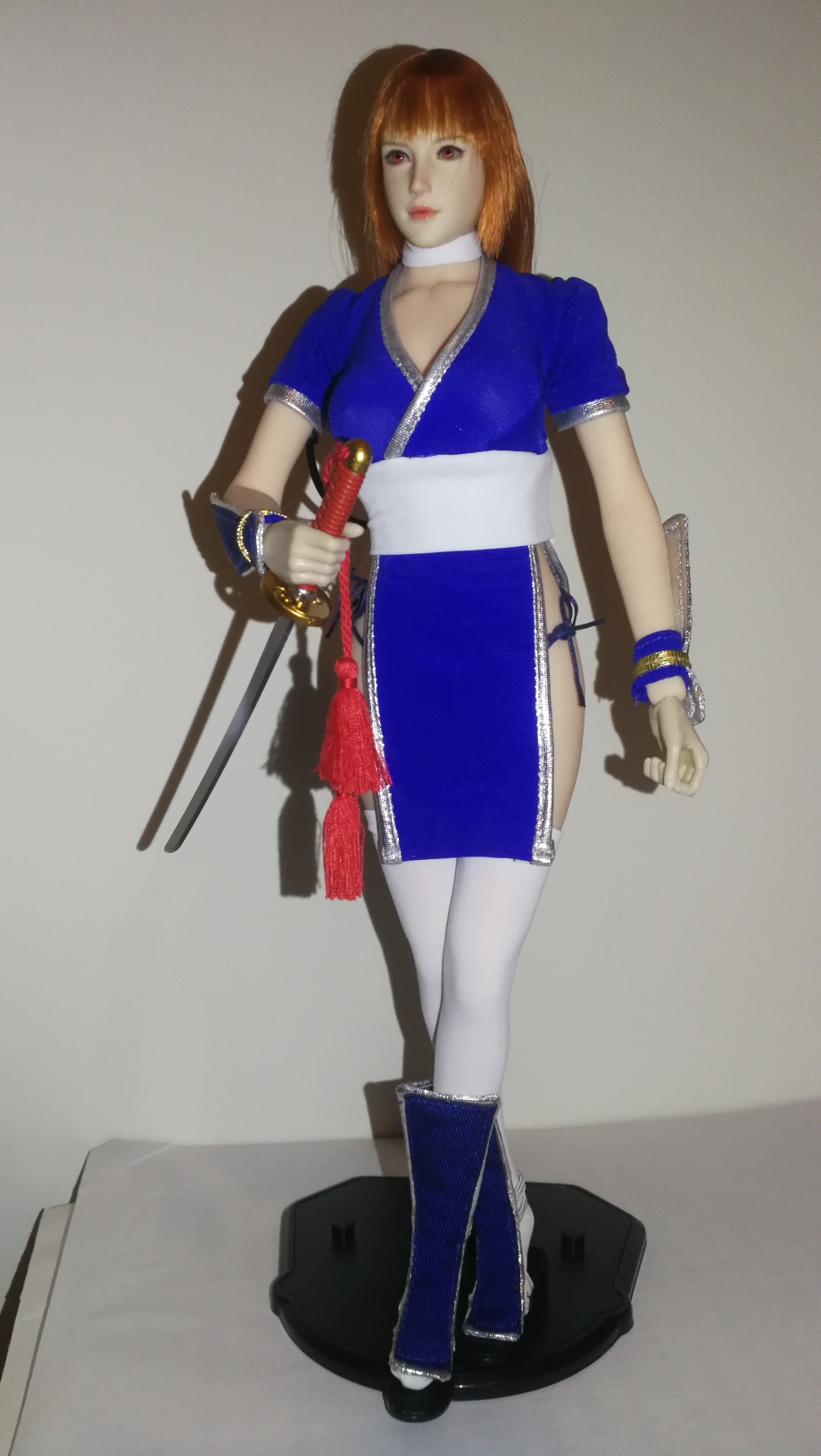 1/6生或死 霞super duck包胶可动人偶开箱