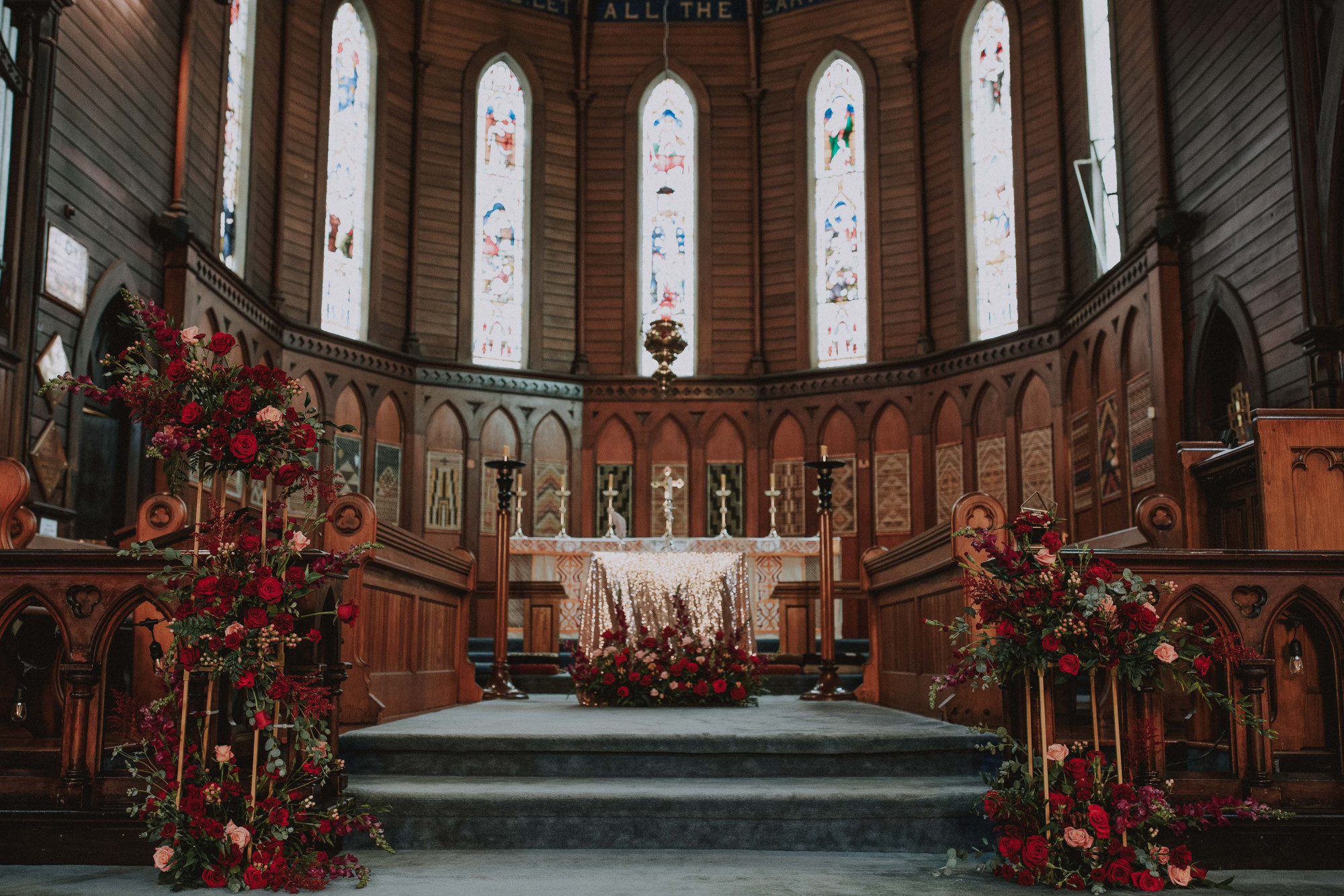 旅行结婚·教堂中惊艳于心的温柔新西兰婚礼