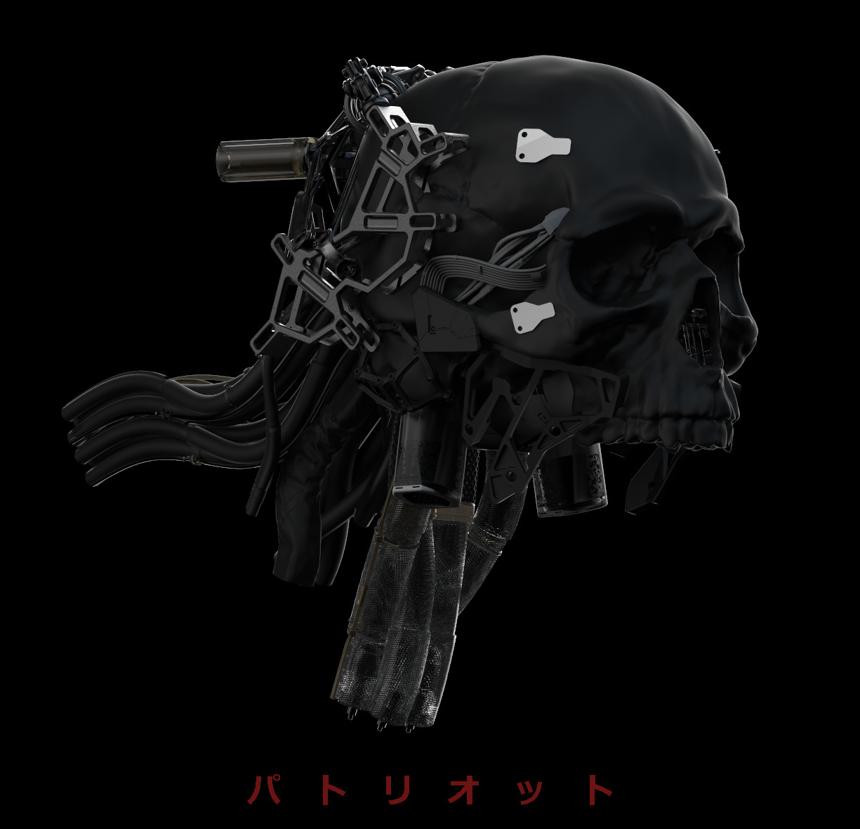 ching yeh 骷髅与机甲相结合