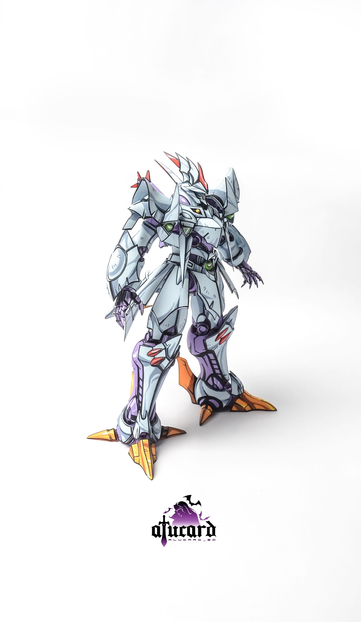 达人佳作:二次元涂装 风之魔装机神 塞巴斯塔