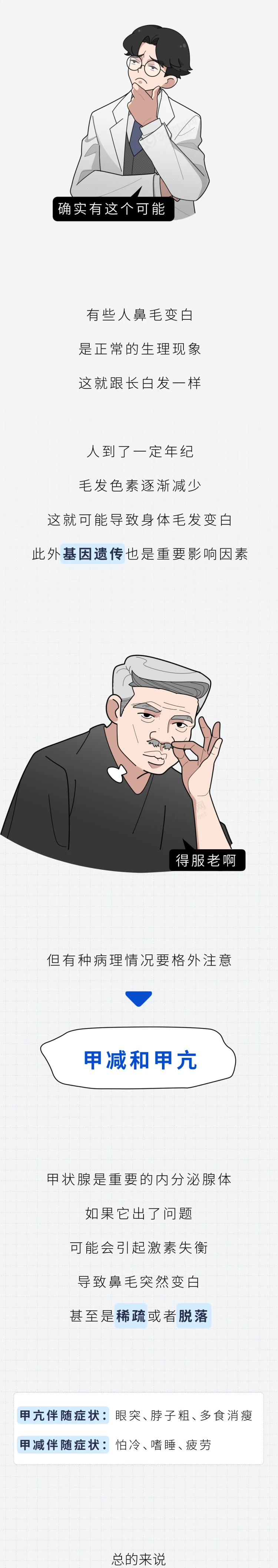 男人鼻毛旺盛暗示着什么？为什么鼻毛会变白？4