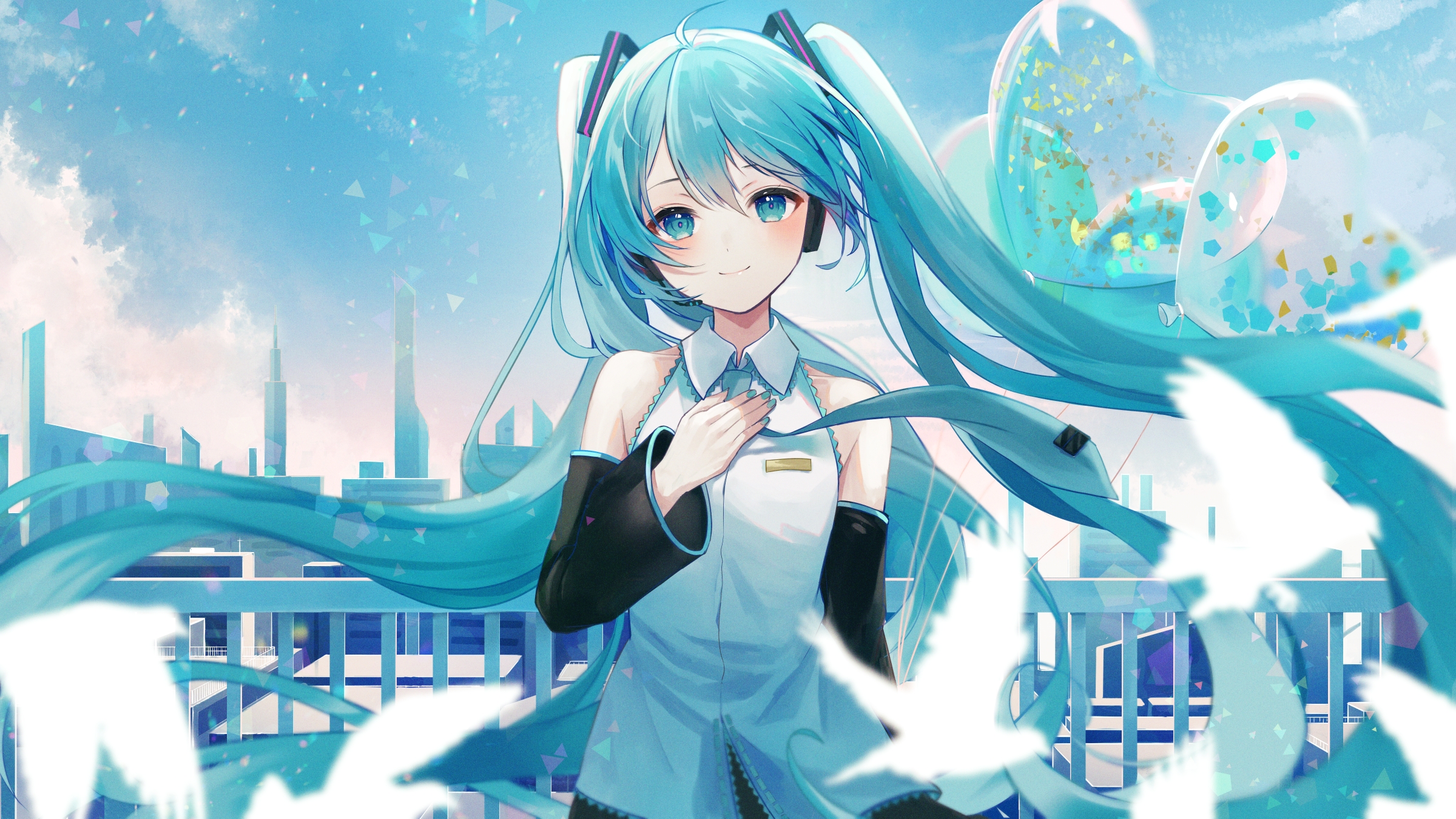 『初音ミク』公式服精选100张ღ