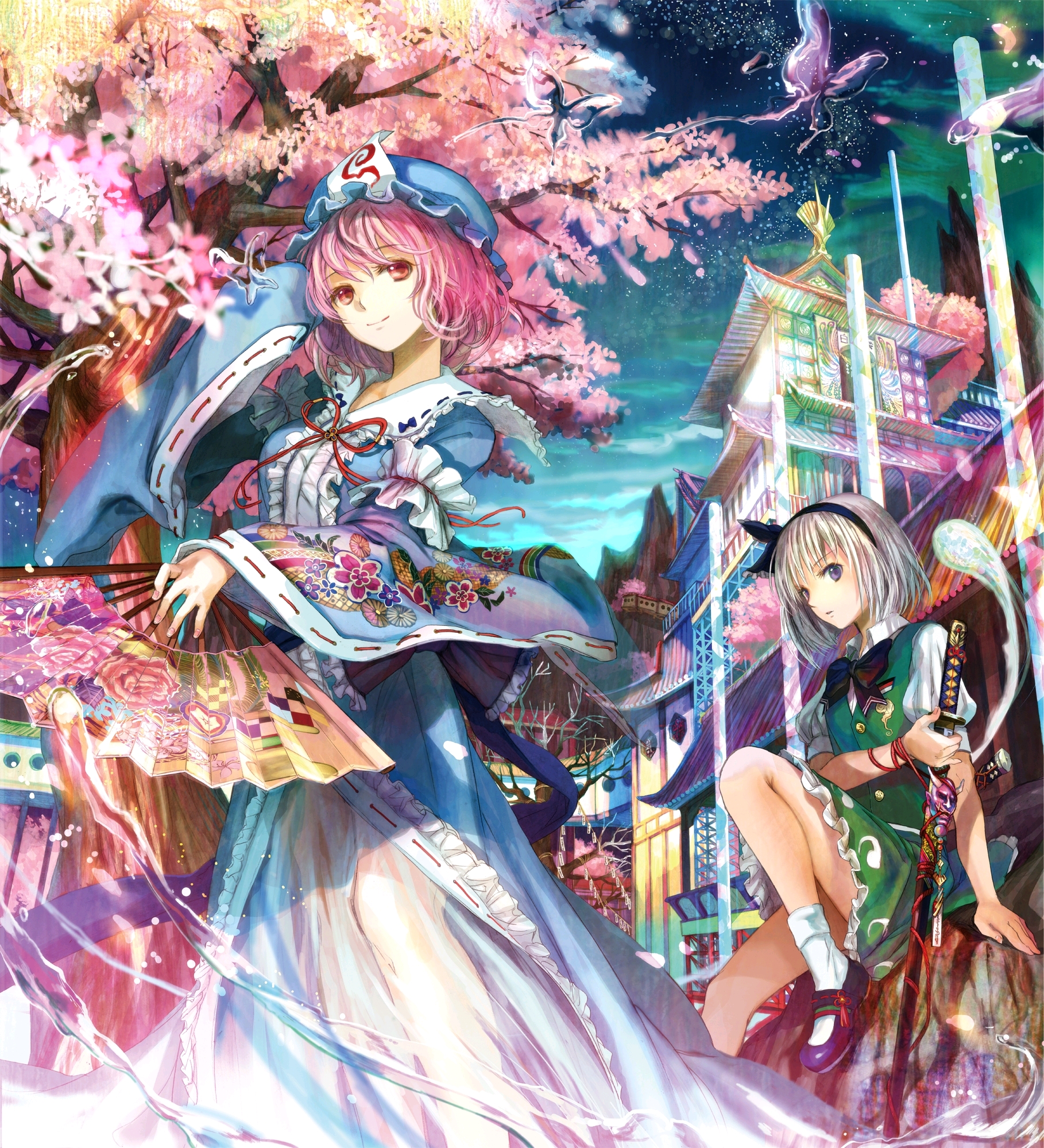 【东方project】【p站】世界名画警告