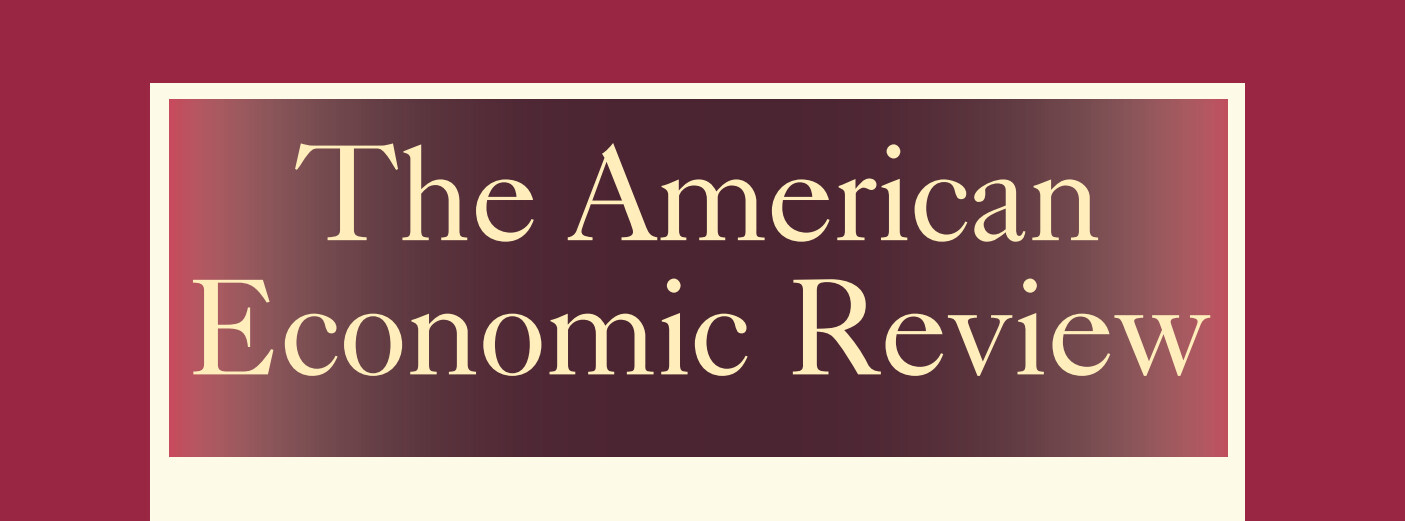 经济学顶刊 American Economic Review 2023年第1期 哔哩哔哩