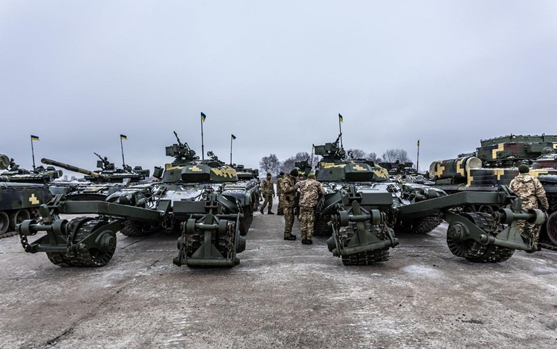 图为乌克兰的军备武器