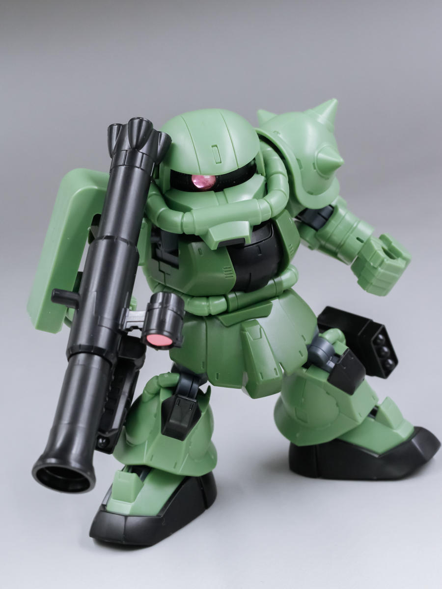 【评测】万代 SDCS MS-06F 扎古II 模型