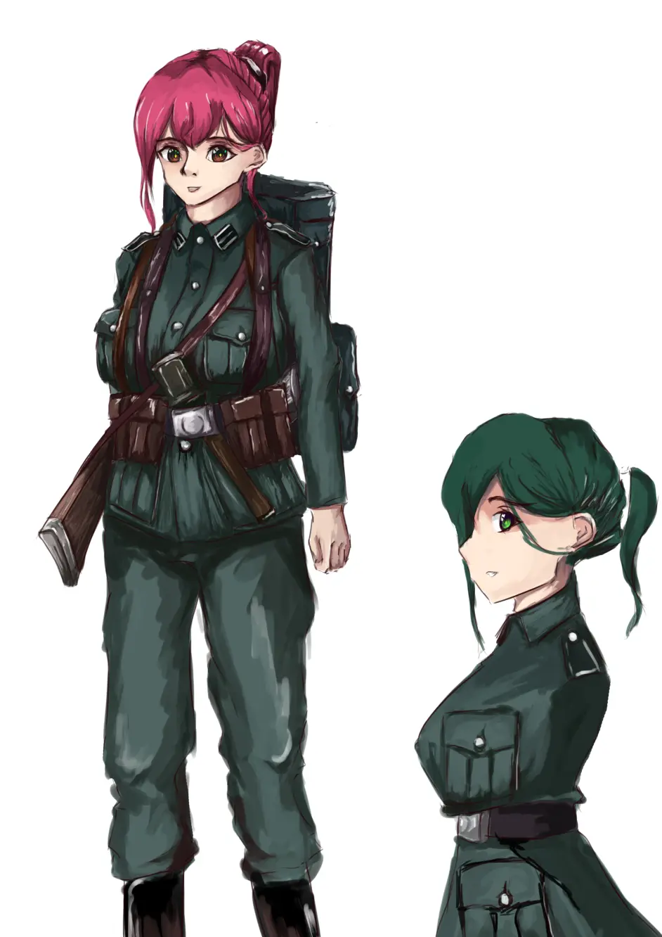 一些二战娘化杂图