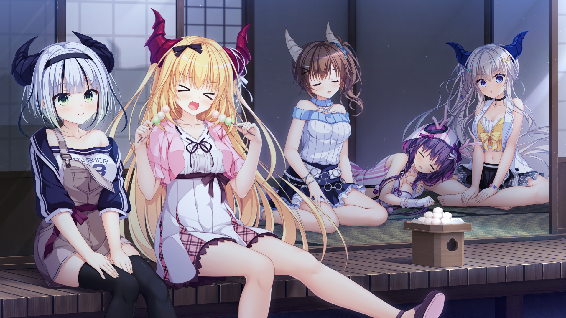 一年一混，龙娘夏日祭-『竜姫ぐーたらいふ３』-发售(CG&介绍) - 哔哩哔哩