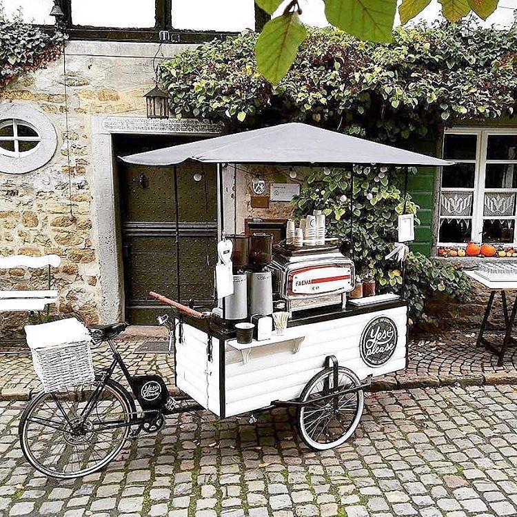 风靡国外的移动咖啡车