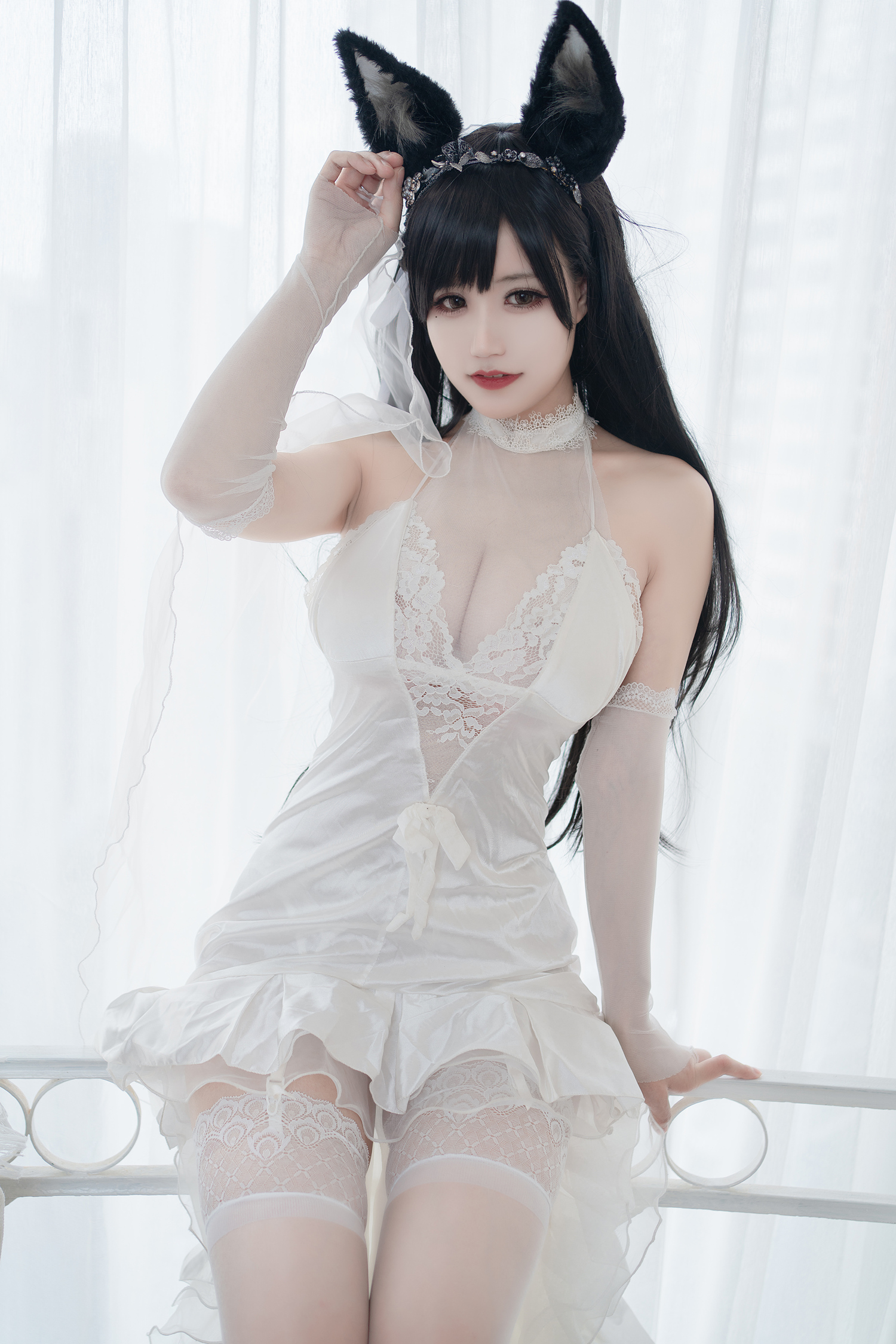 小仓千代w爱宕婚纱cosplay5