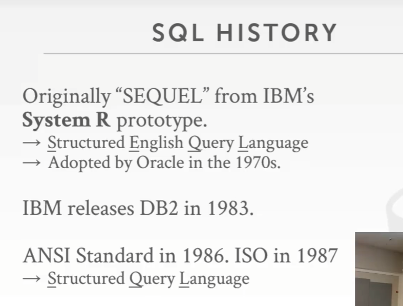 CMU 15445/645笔记02高级SQL 哔哩哔哩