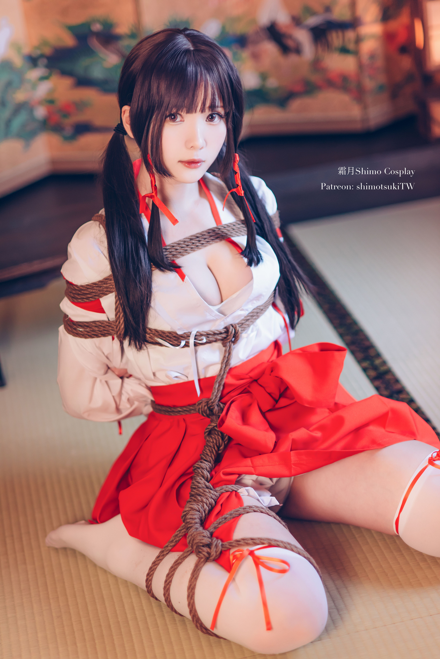 霜月shimo巫女捆绑cosplay6