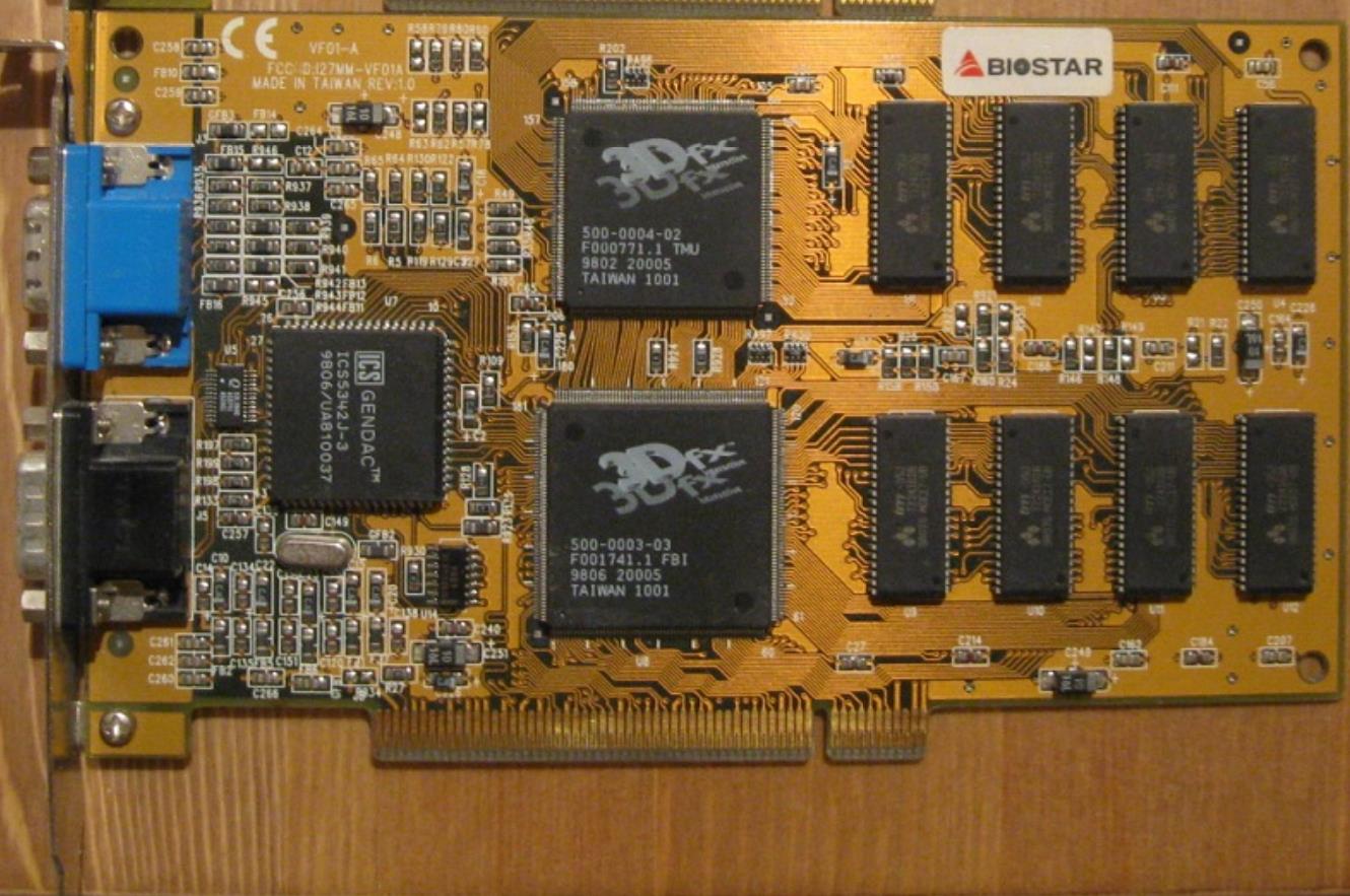 3dfx巫毒,一张颠覆电子游戏的显卡