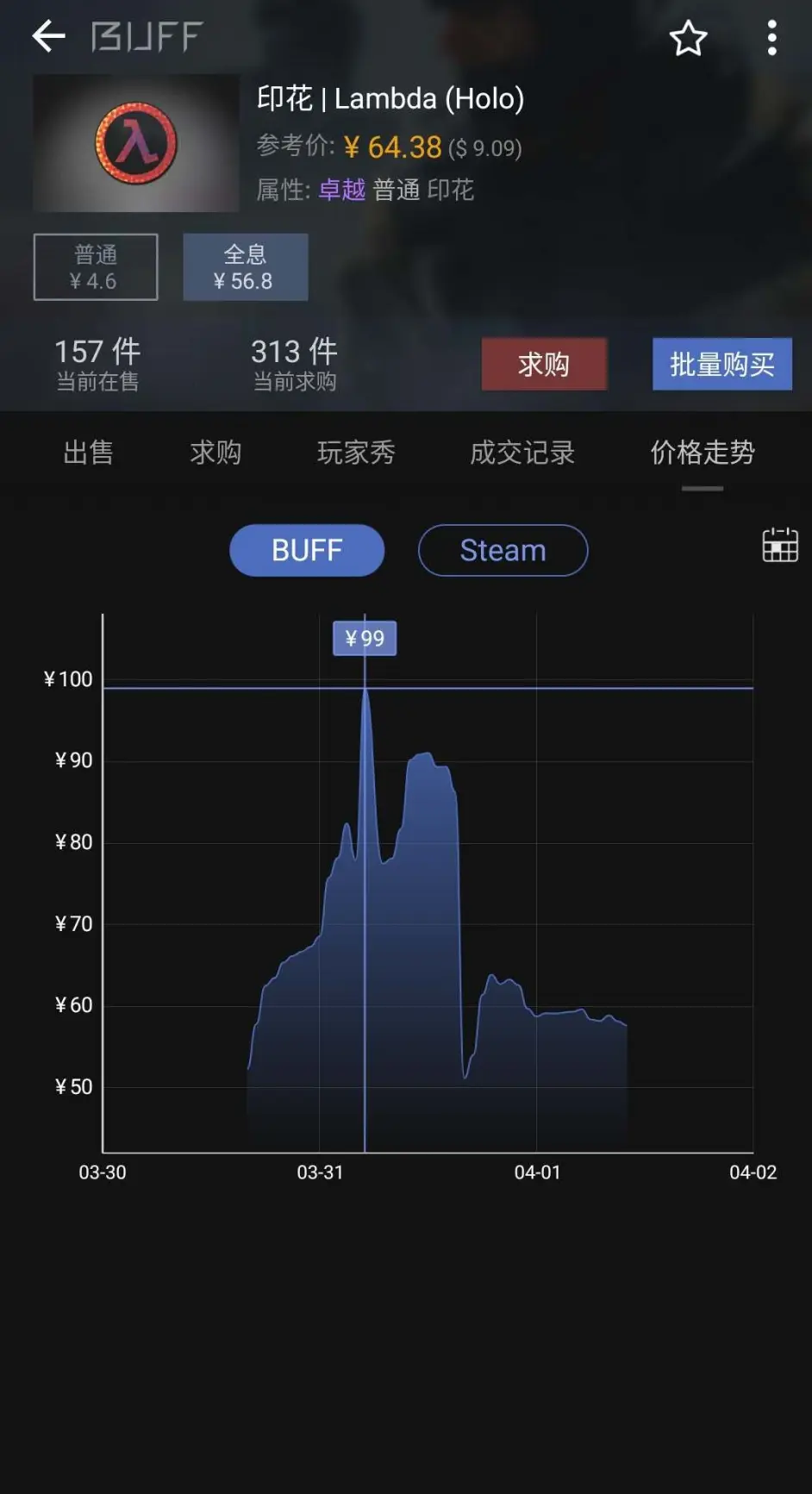 Csgo 新箱子 Buff韭菜日常 挂刀与套steam余额 哔哩哔哩