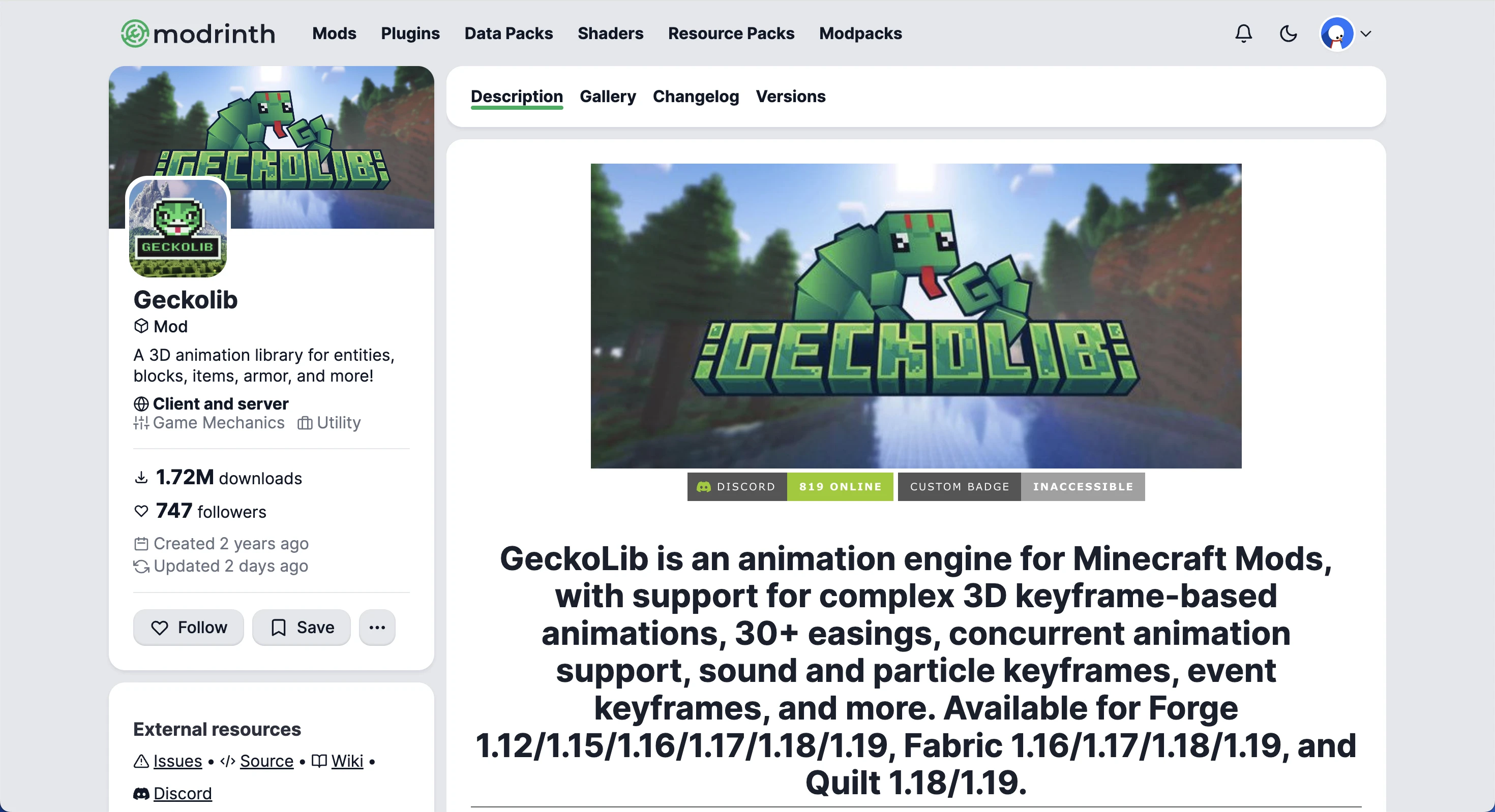 Geckolib 
