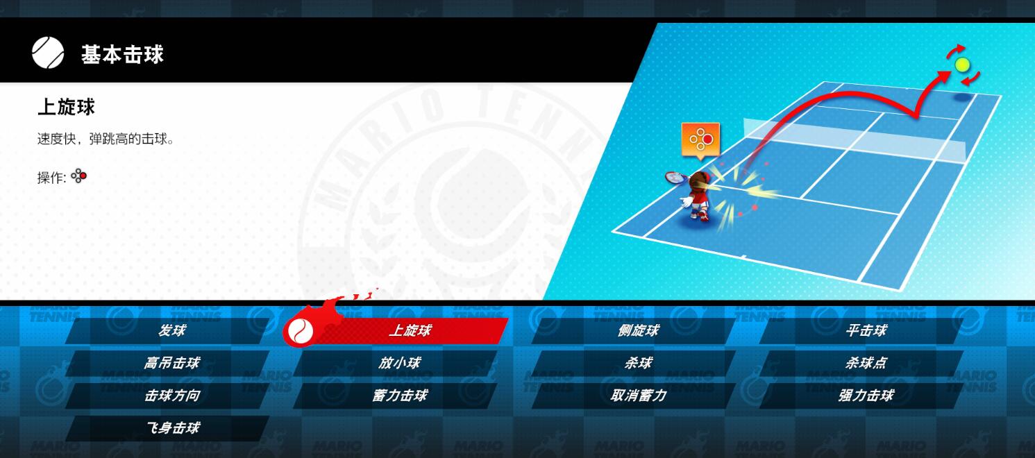 【马里奥网球ACE】技巧浅谈