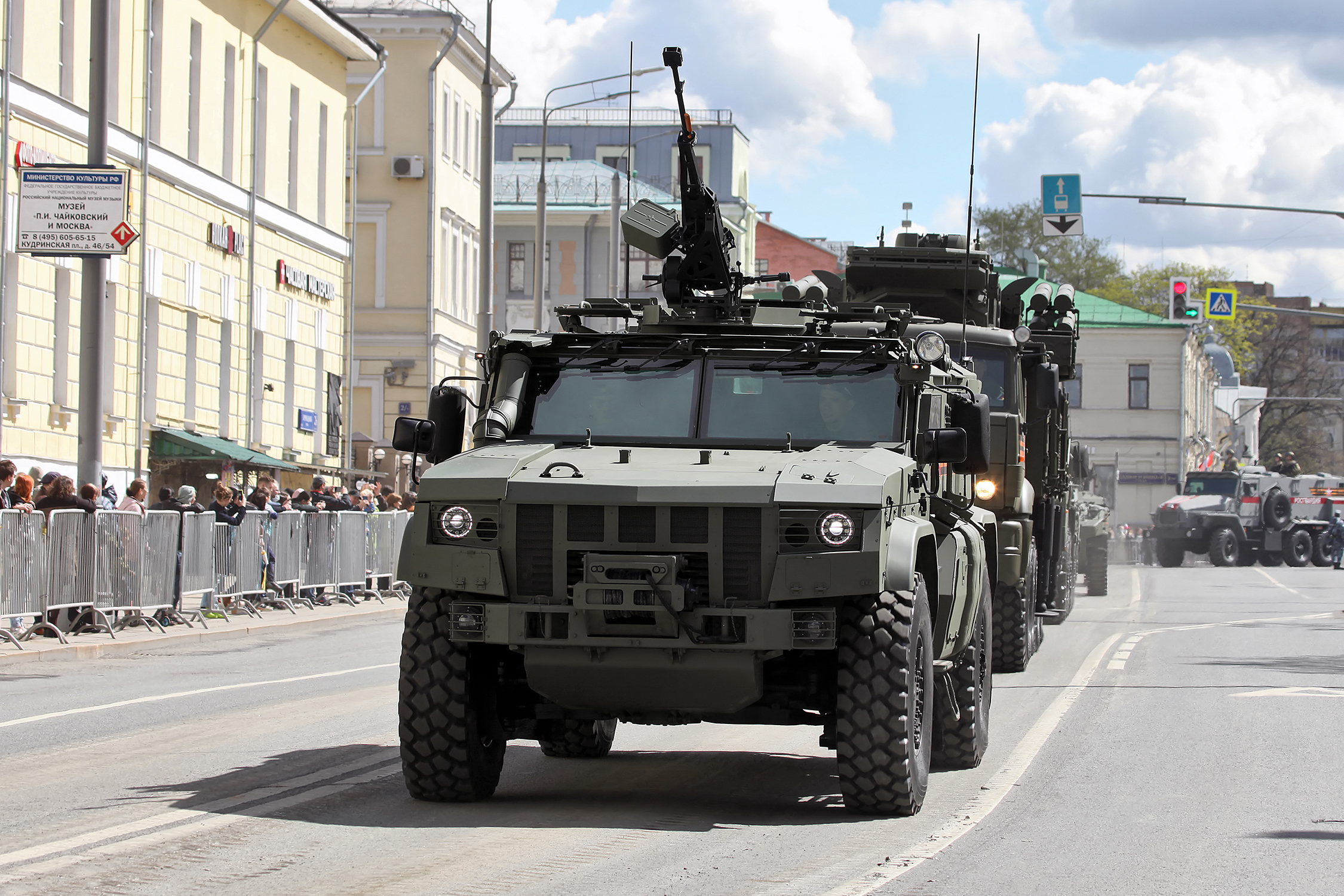 "台风"pvo装甲车(k-4386-pvo typhoon-pvo armored vehicle)