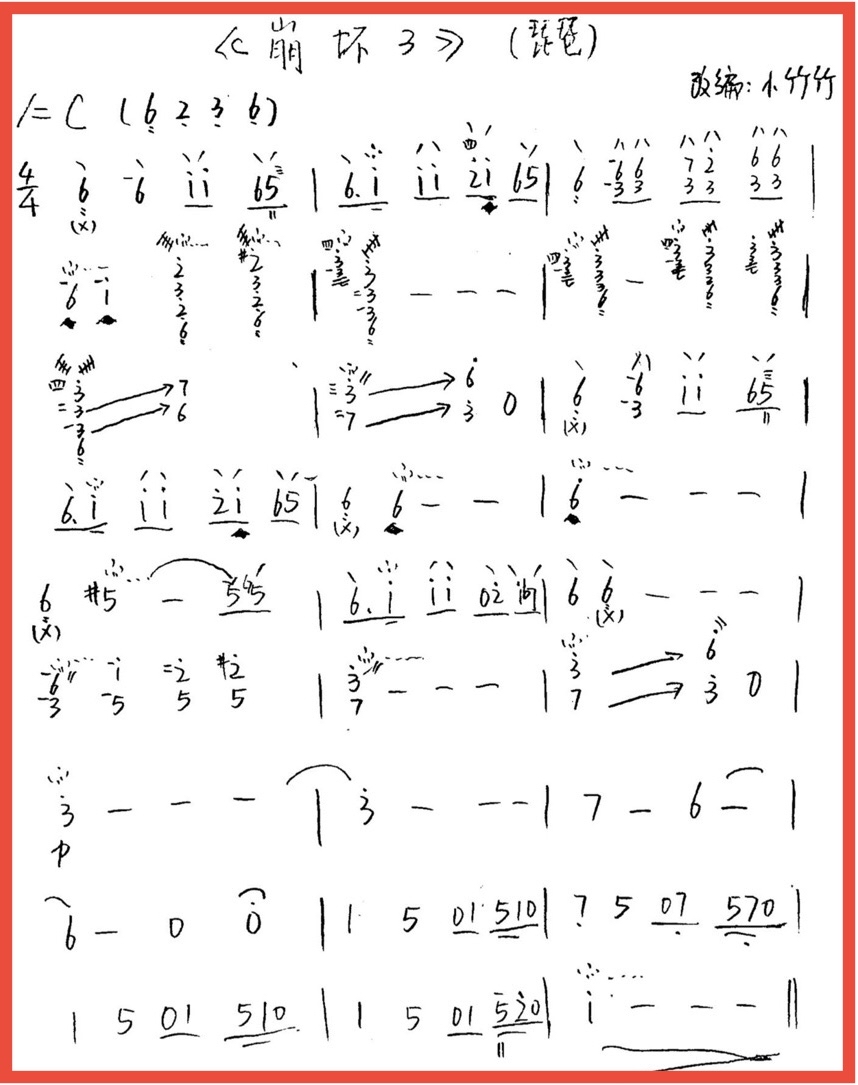 崩坏346版本pv唯我独尊谱子讲解轮指练习技巧