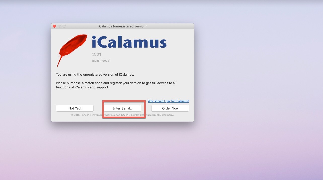 iCalamus for mac download