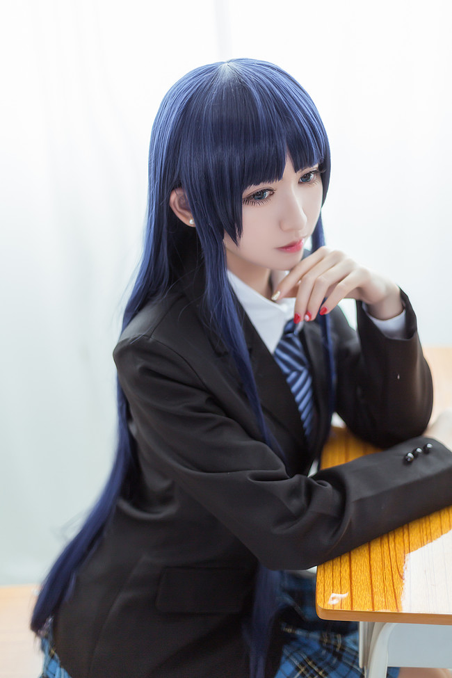 《白色相簿2》冬马和纱cos,文静漂亮的小女神我恋爱了