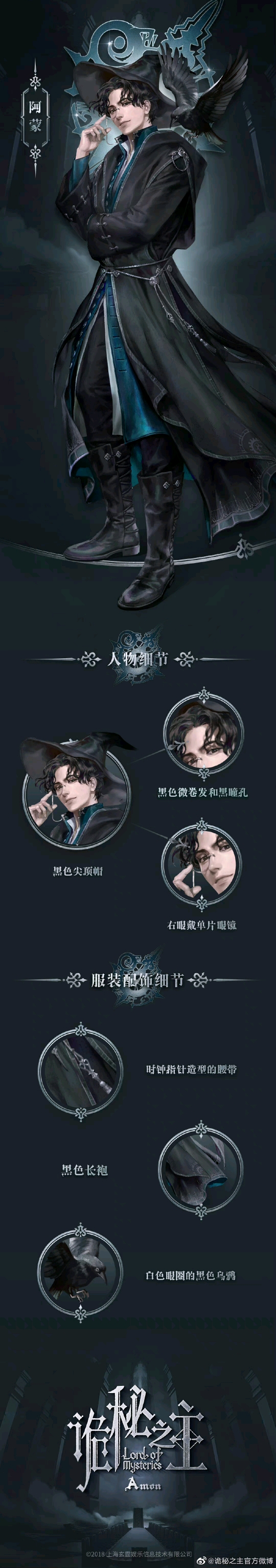 《诡秘之主》 官方人设图(部分) - 哔哩哔哩