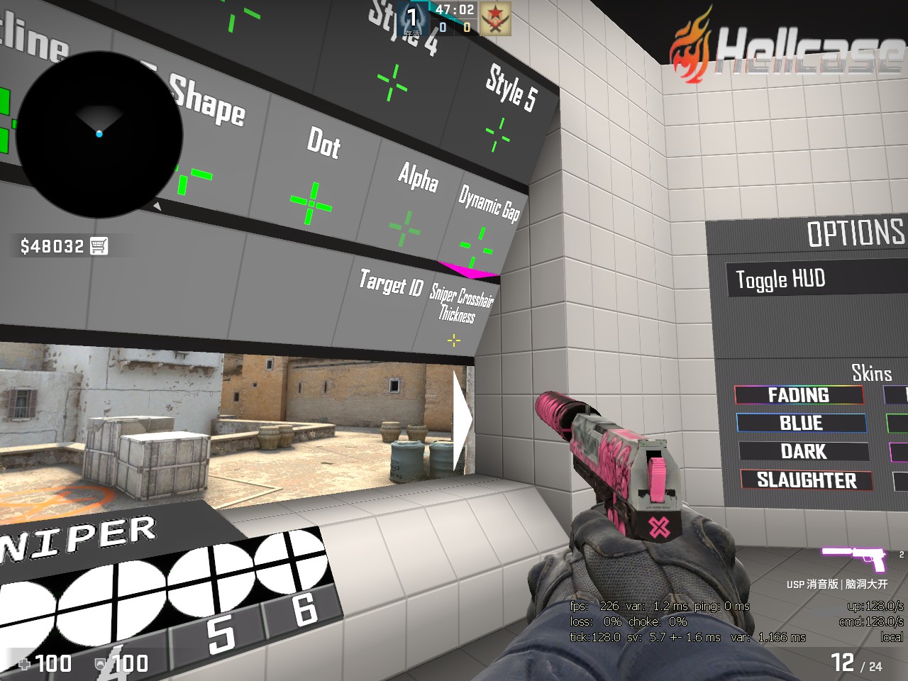 csgo控制台的一些指令以及如何在创意工坊准