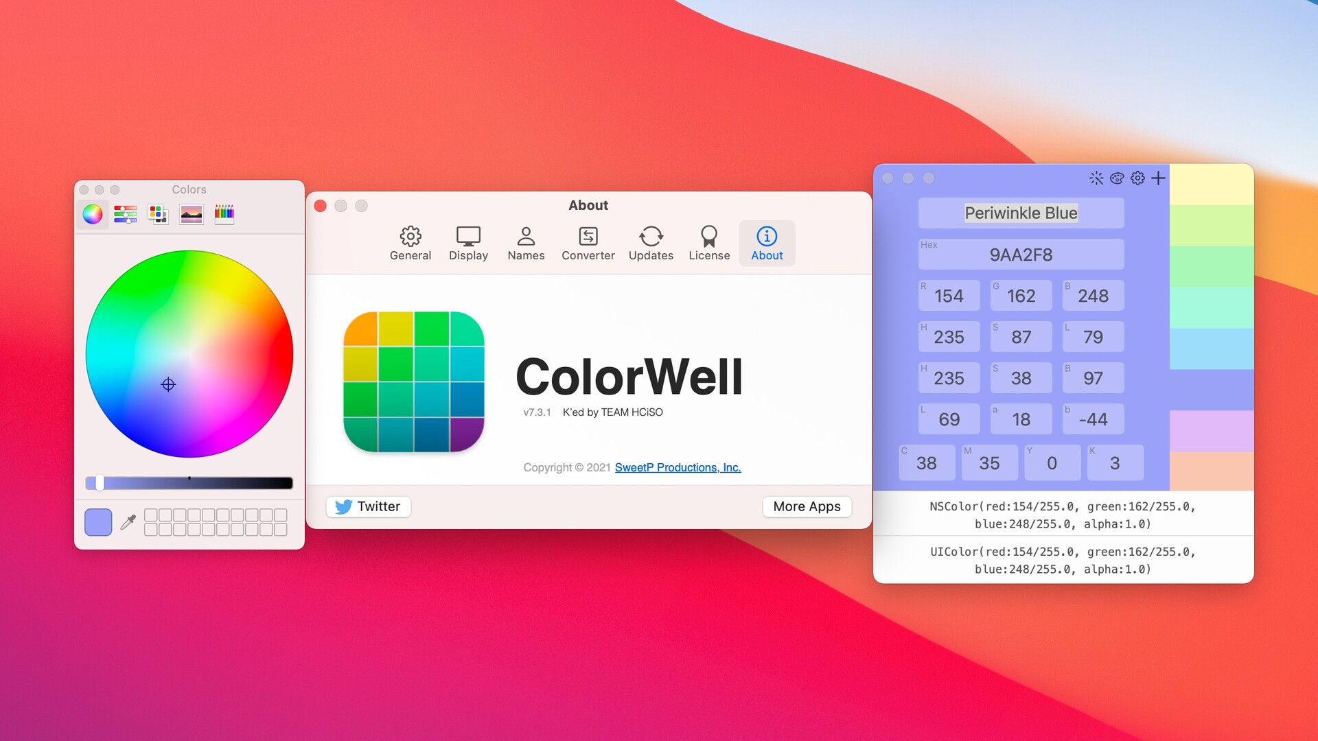 colorwell for mac(网页颜色代码提取工具)v7.3.1cr2激活版