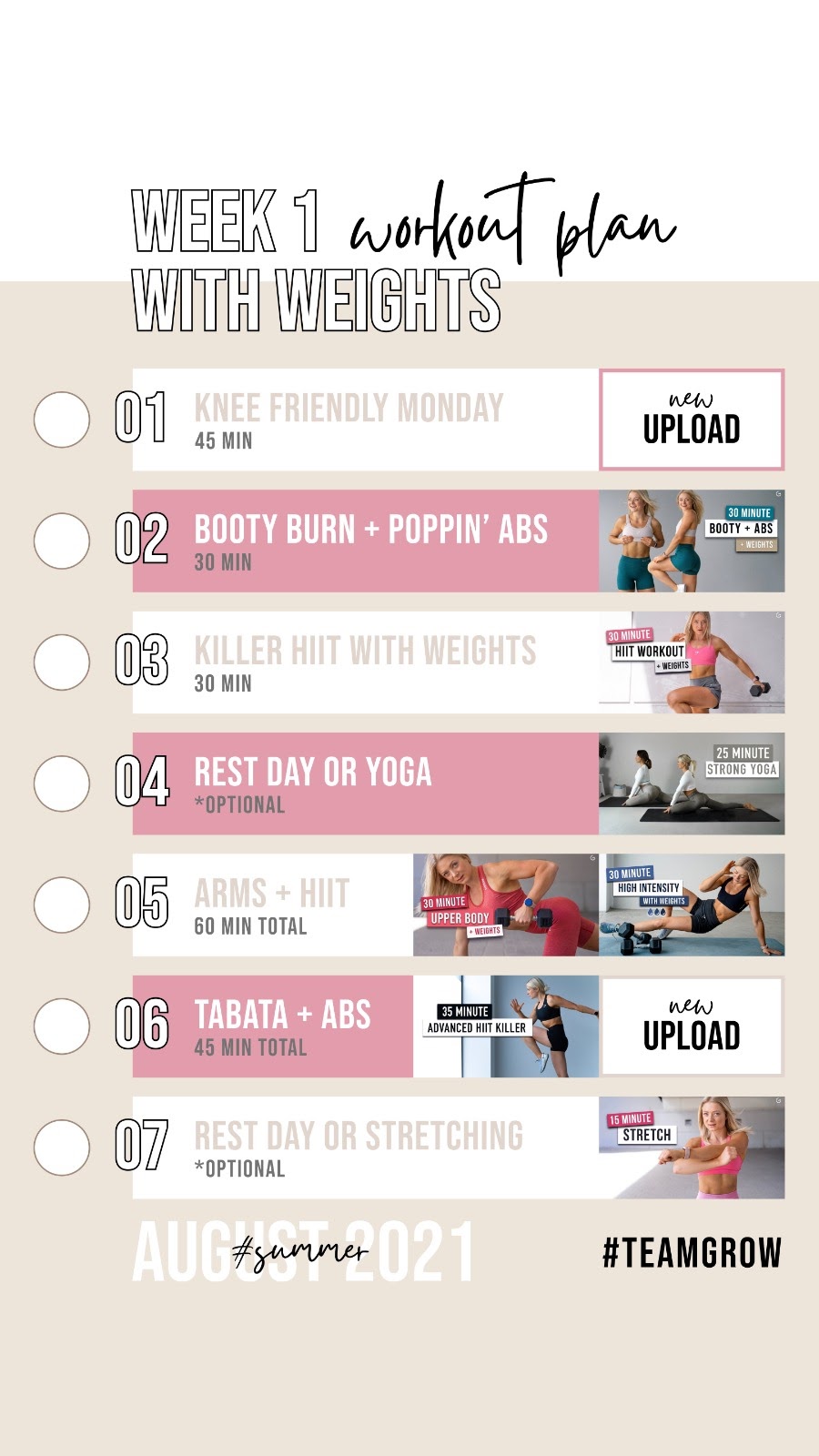 【growingannanas8月第一周负重训练合集】 哔哩哔哩