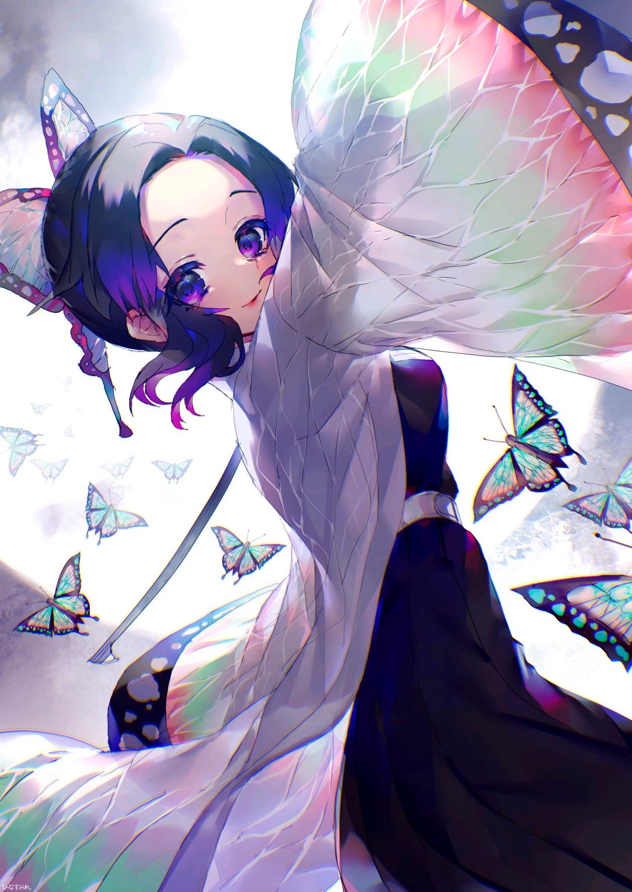 鬼灭之刃美图赏七灶门炭治郎灶门祢豆子我妻善逸富冈义勇蝴蝶忍