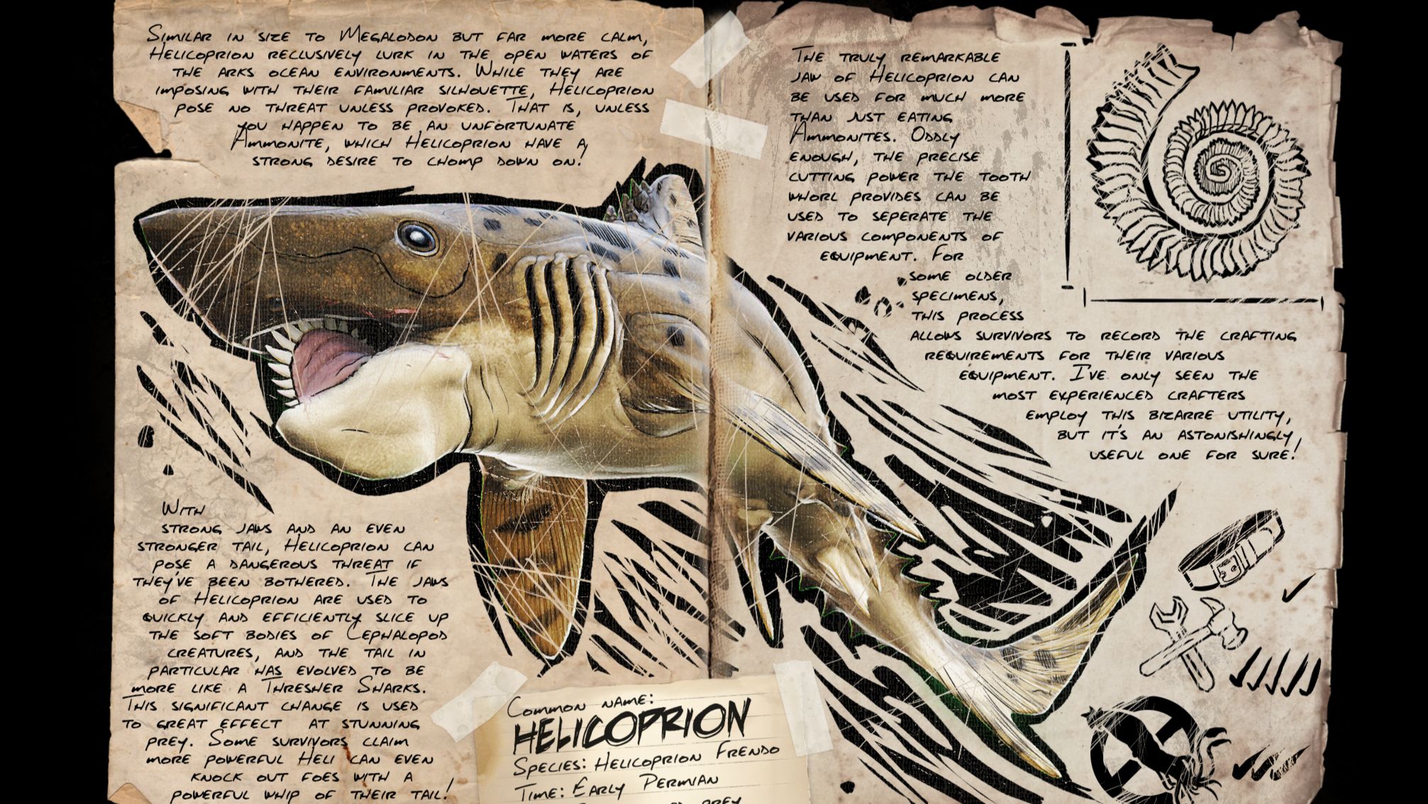 方舟生存进化模组生物介绍 旋齿鲨 Ark Additions The Collection 哔哩哔哩