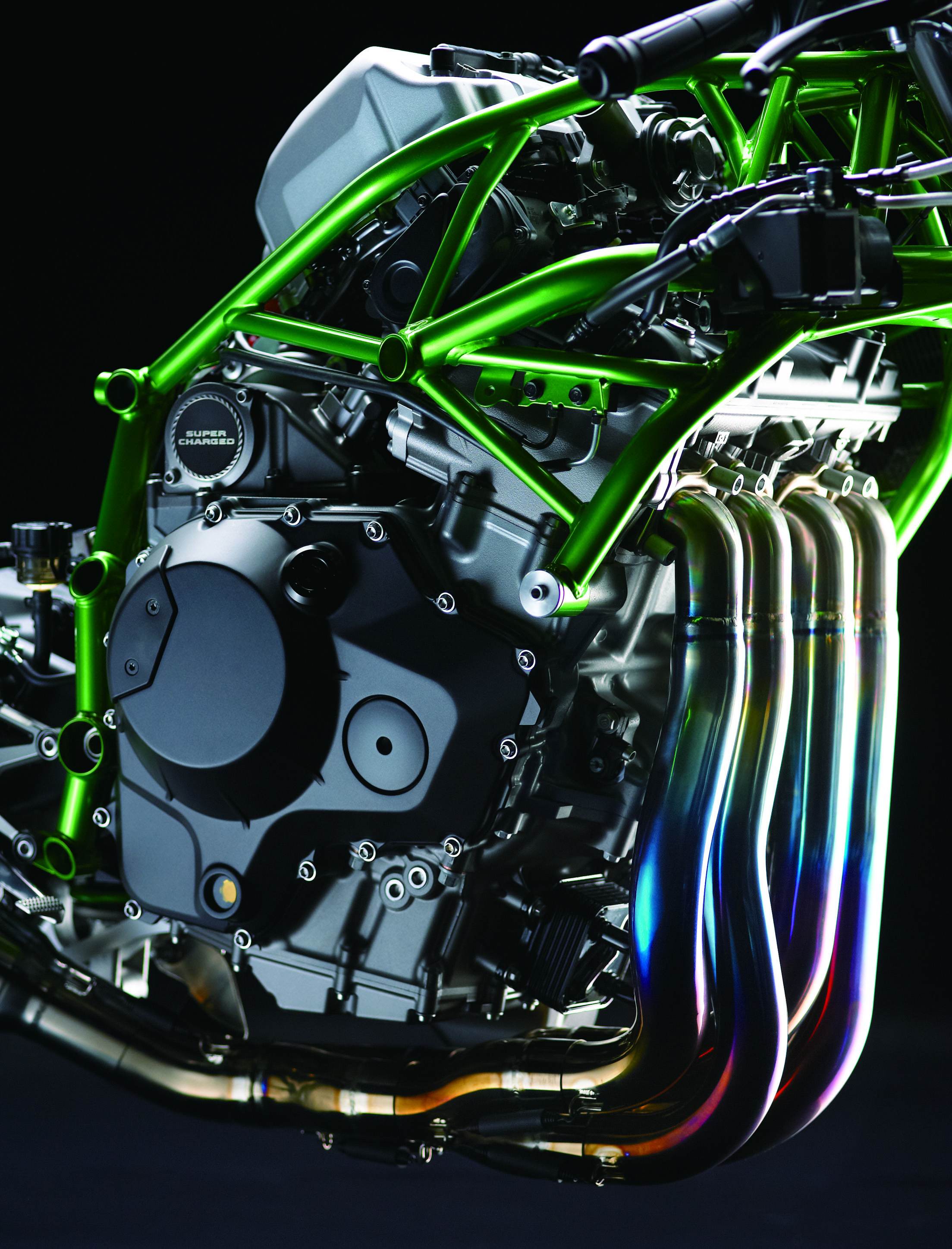 川崎h2r,为数不多的采用机械增压的摩托车