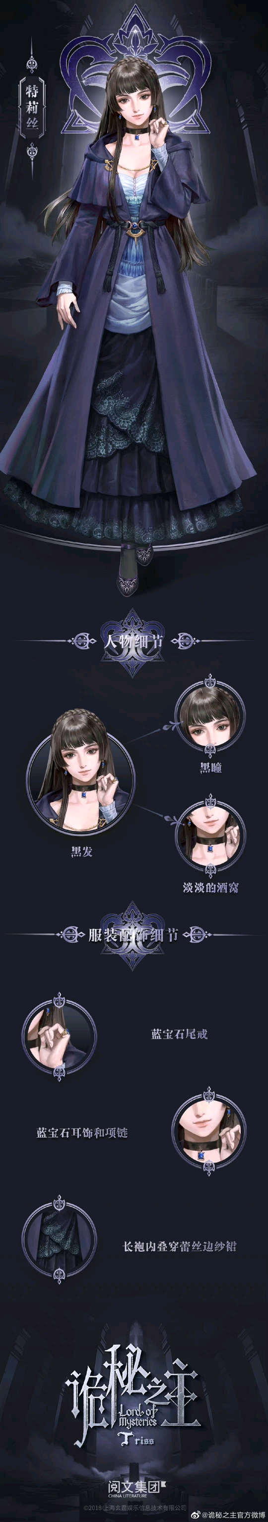 《诡秘之主》 官方人设图（部分） - 哔哩哔哩