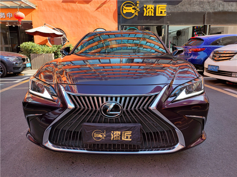 汽车贴膜雷克萨斯es200改色贴膜金属午夜紫