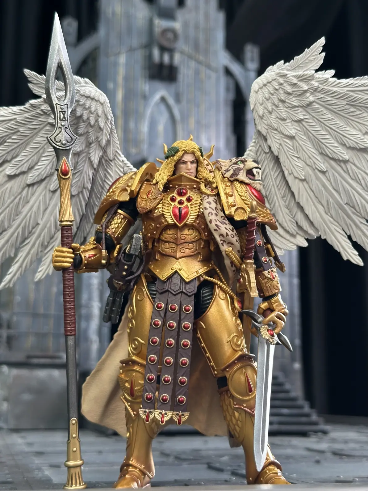 joytoy 战锤荷鲁斯之乱 圣血天使 圣吉列斯 第九军团基因