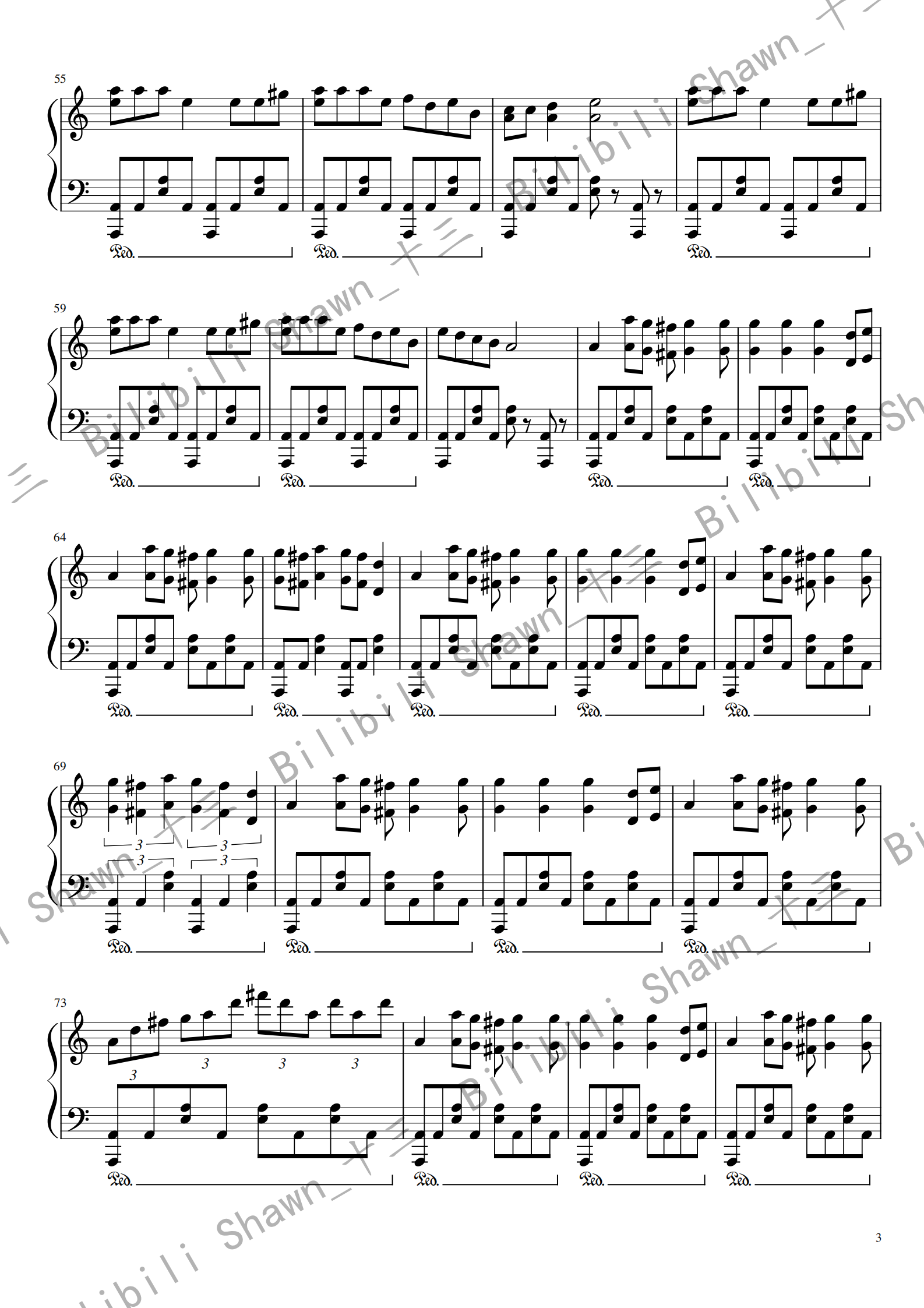 【自制五线谱】avant raze