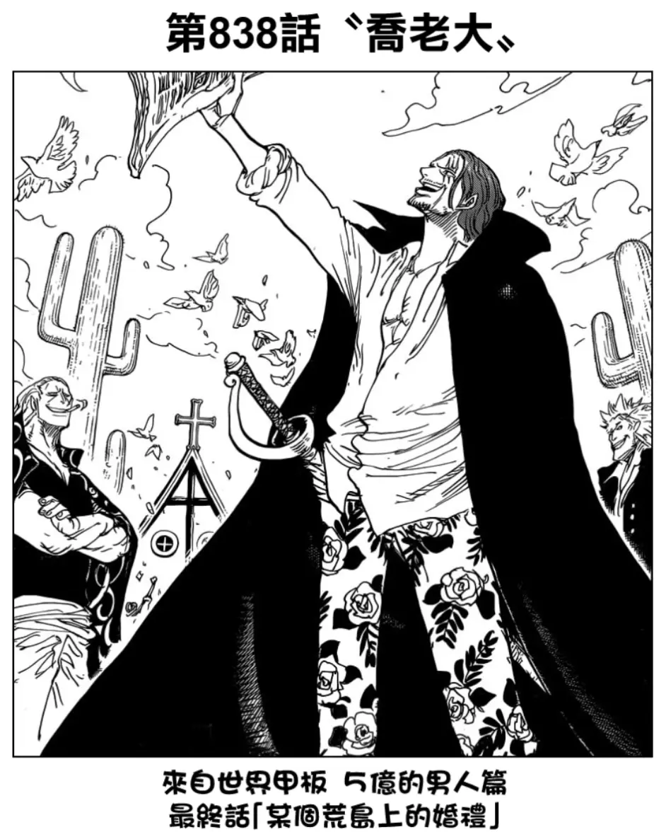 海贼王漫画扉页收藏41 来自世界的甲板 五亿的男人篇 哔哩哔哩