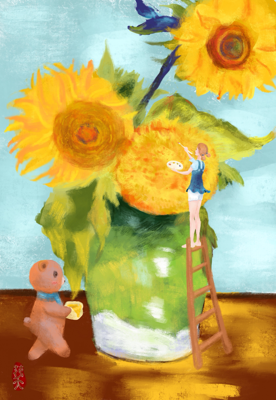 童话治愈系插画小合集