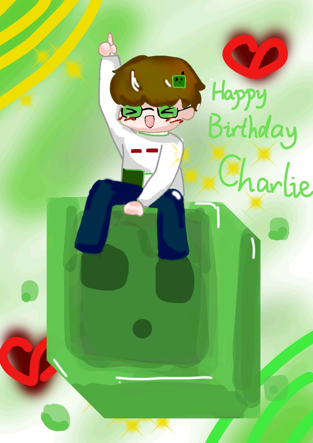 【dreamsmp/dream/slime】祝梦哥和史莱姆生日快乐!