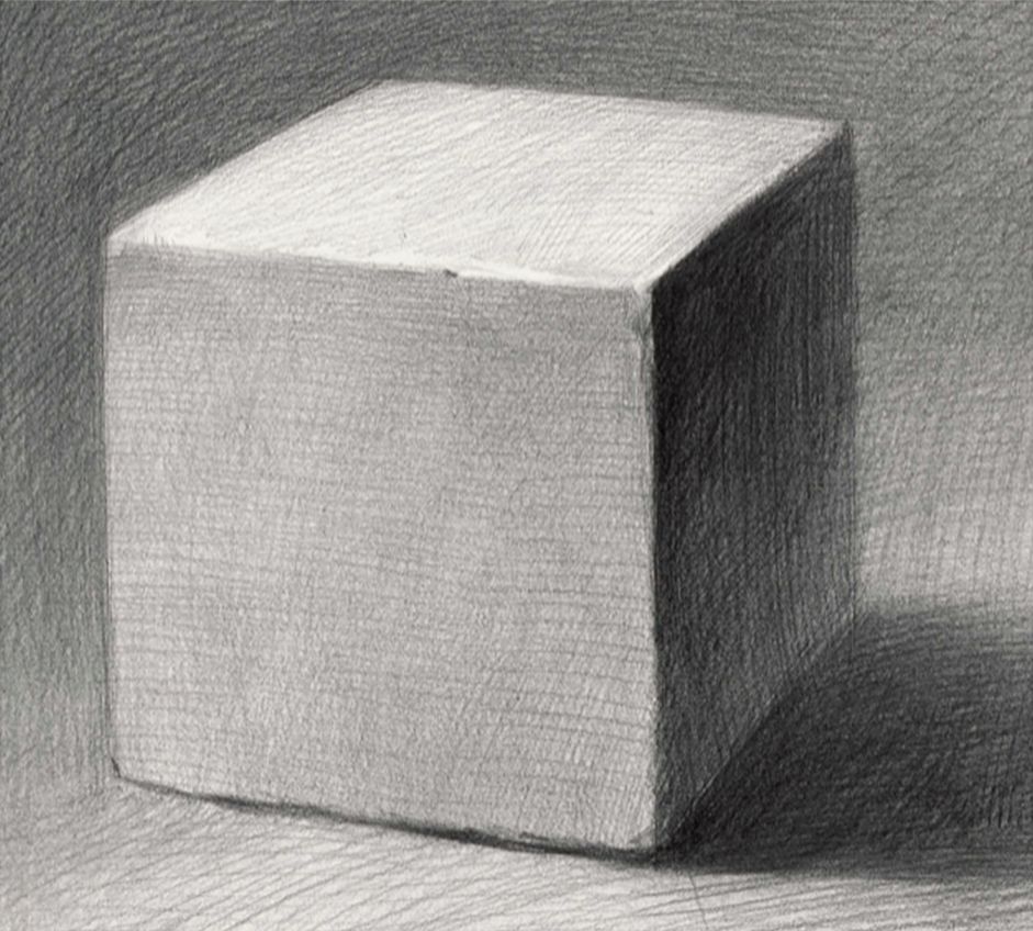 图南画室教学课堂丨讲解单个几何体(一)