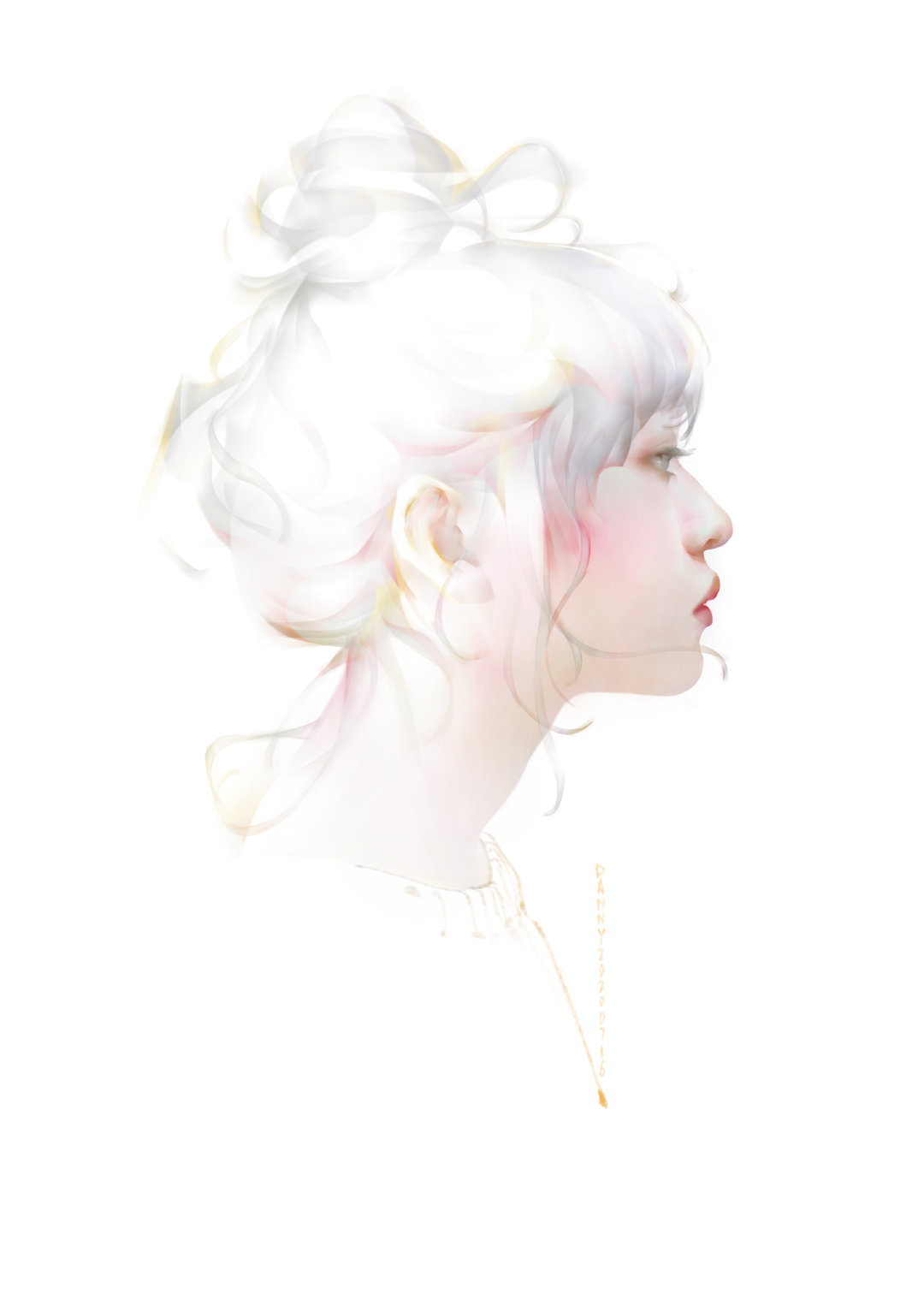 干净的笔触切割,叠加画法塑造人物 惊艳且舒服 插画师 dannylailai