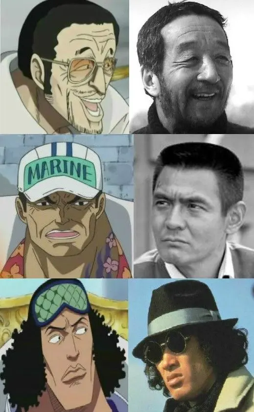 的人都知道,尾田喜欢从现实中借鉴素材