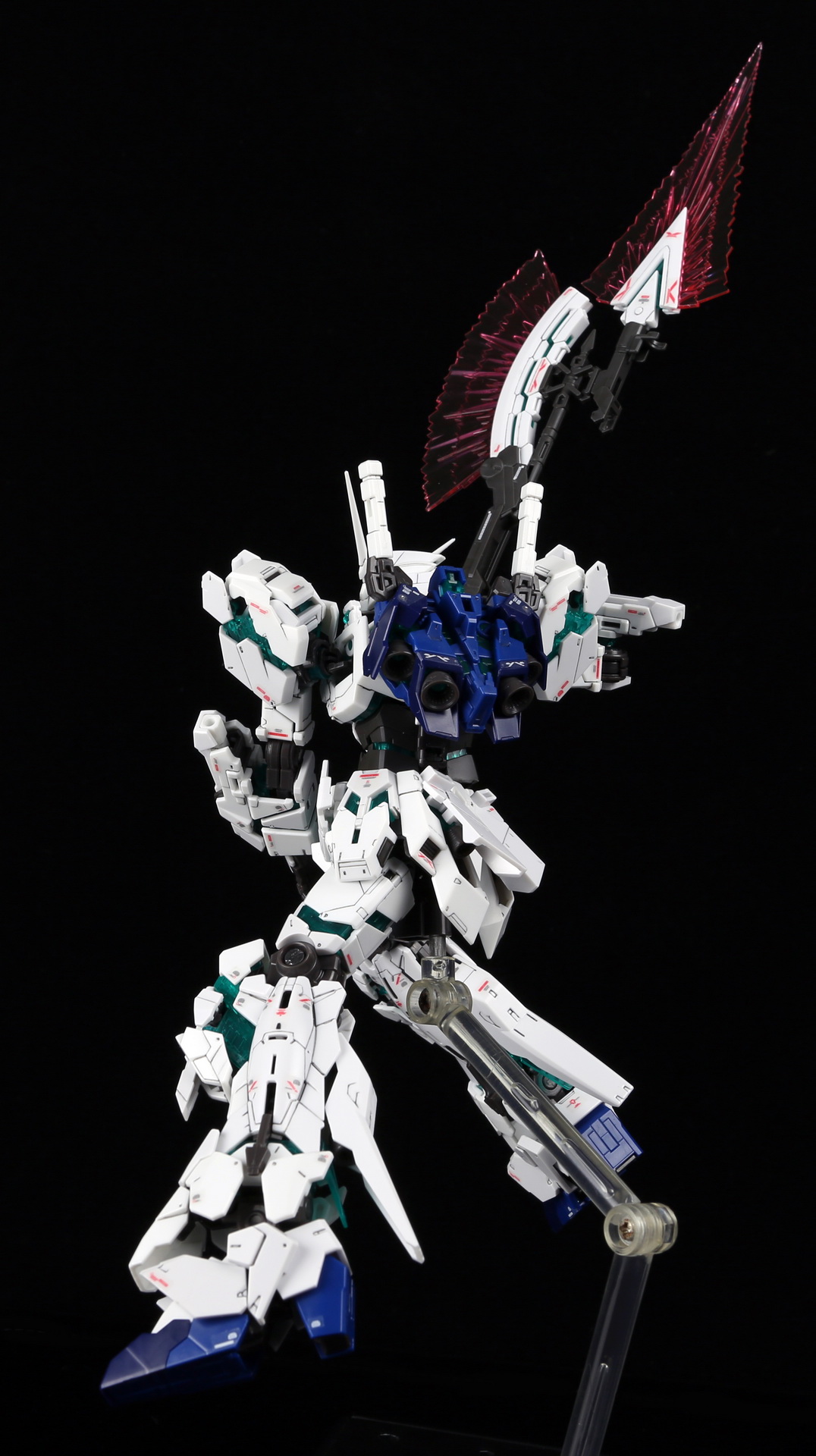 万代rg 1/144 全武装独角兽高达