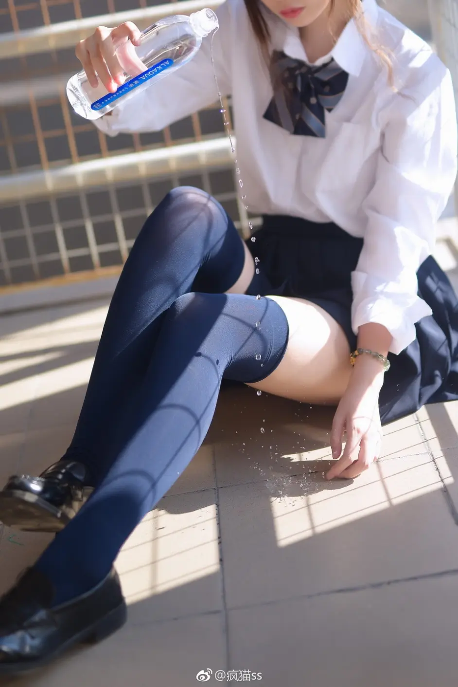 Cosplay 青涩黑丝jk 制服少年的你 哔哩哔哩