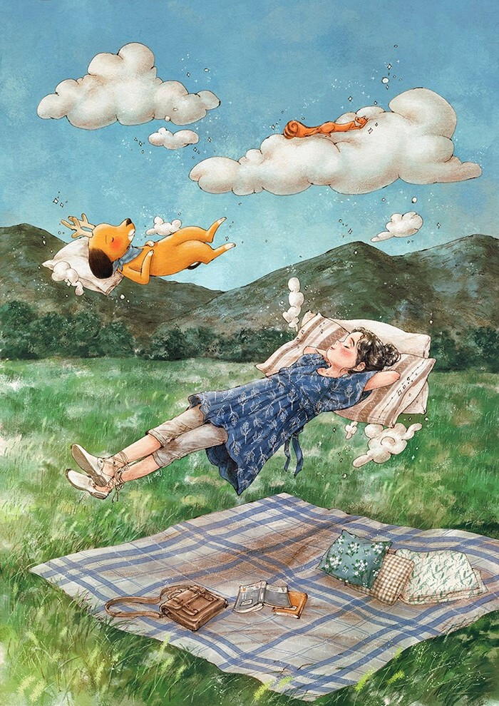 画家收藏馆森林女孩日记第二期by韩国插画师aeppol2020年4月24日