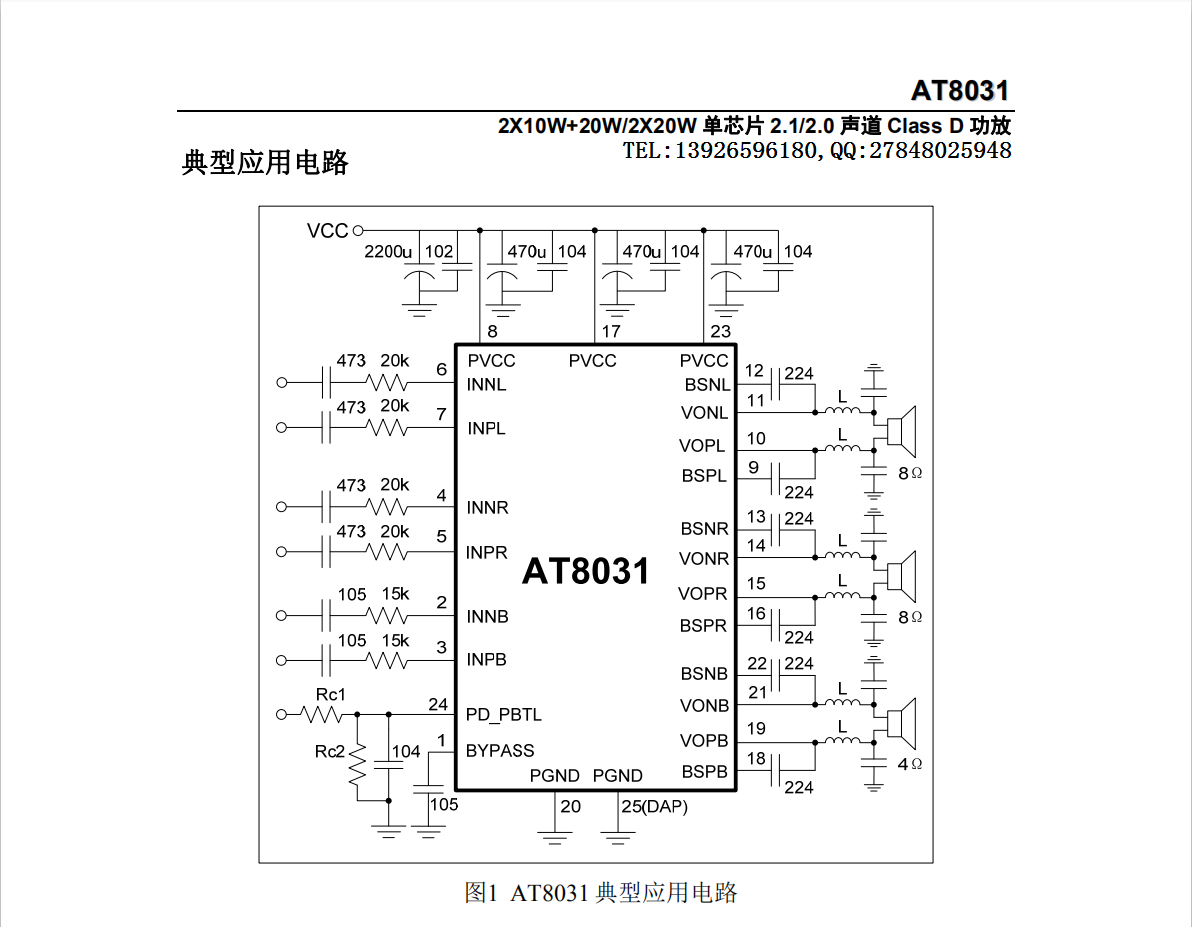 CS8611，ANT8025，ANT8031几款2.1音频功放芯片的功能特性与参数对比 - 哔哩哔哩