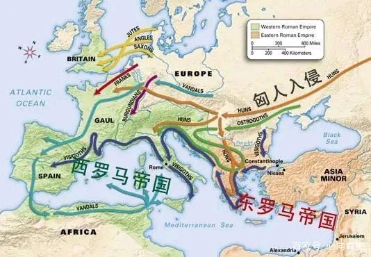 西罗马帝国灭亡后图片
