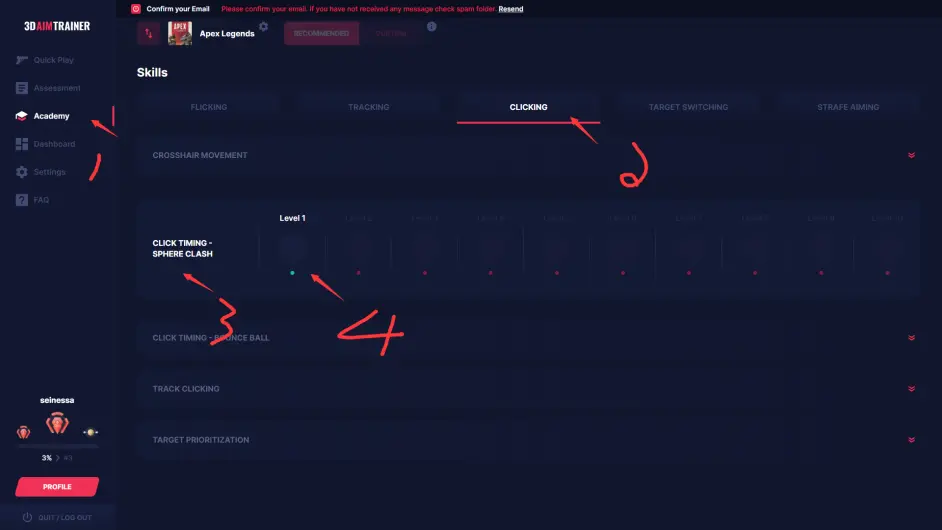 3d Aim Trainer Apex跟枪锁人练枪方案 哔哩哔哩